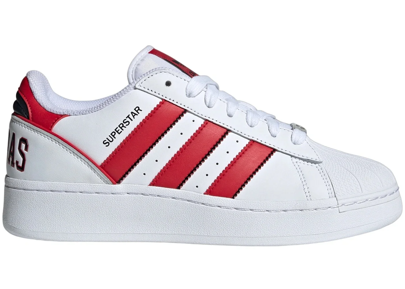 adidas Superstar XLG Cloud White Better Scarlet Core Black - 1
