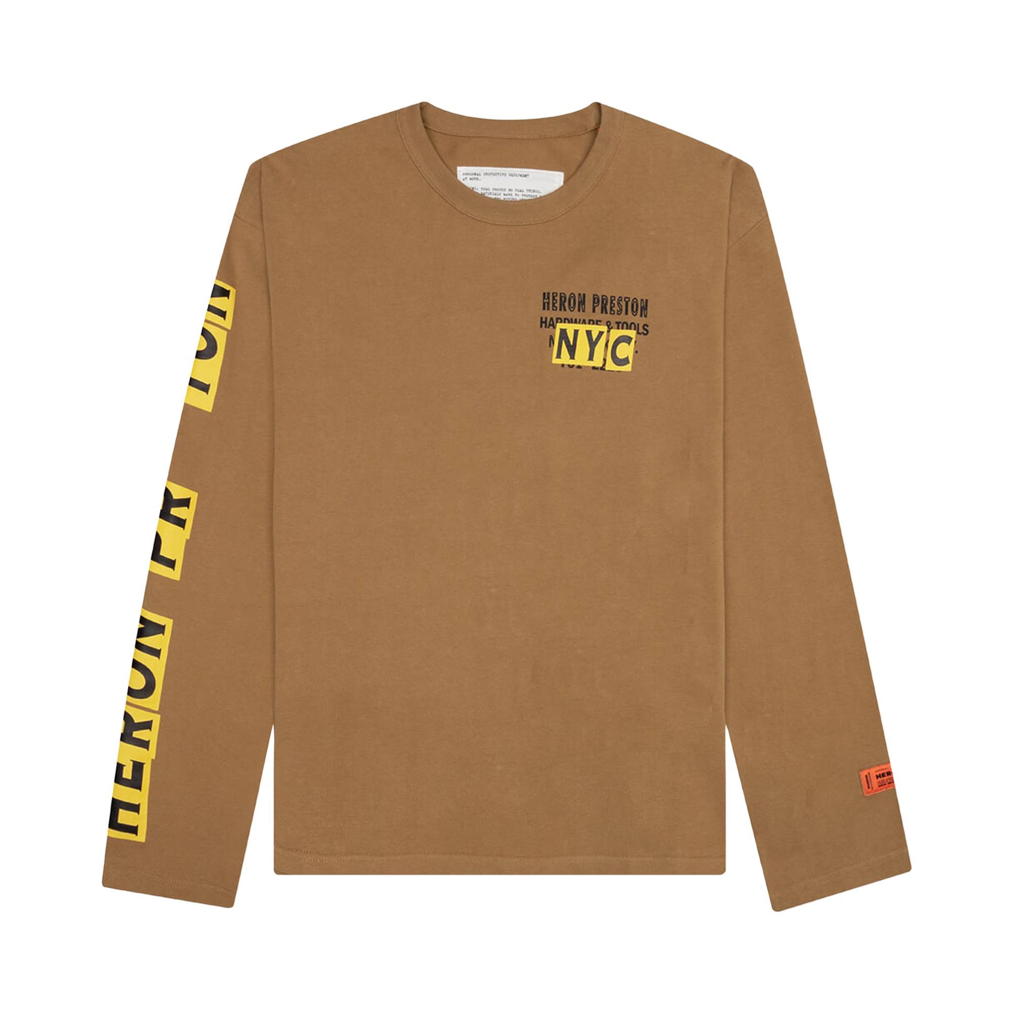 新品】Heron Preston OVER STICKER LABEL Tee-