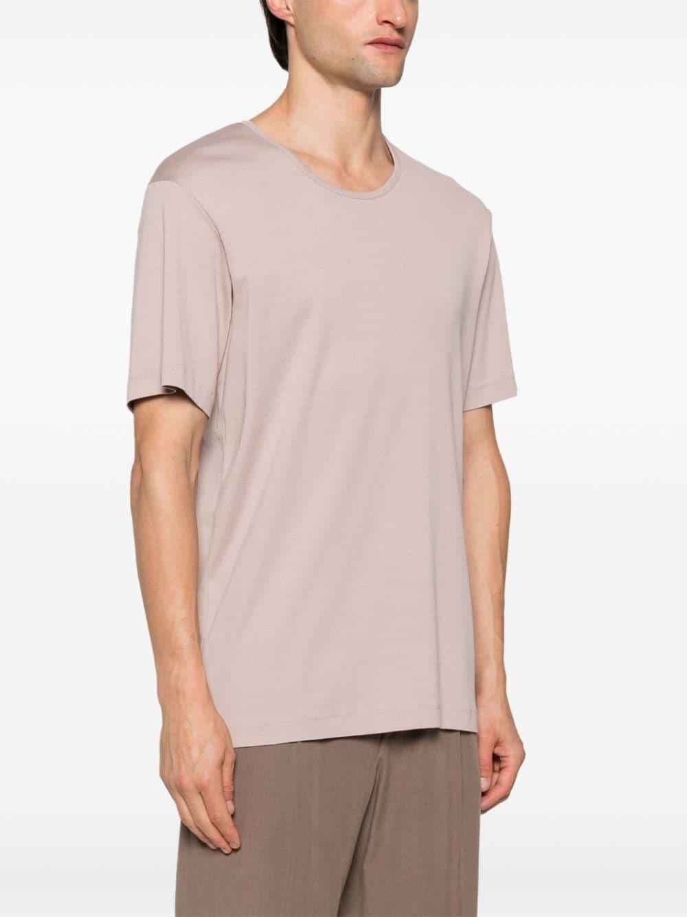short-sleeve cotton T-shirt - 3