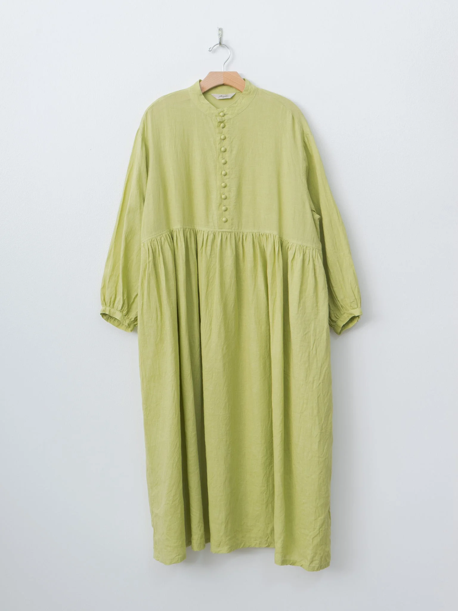 French Linen Dress - Pistachio - 1