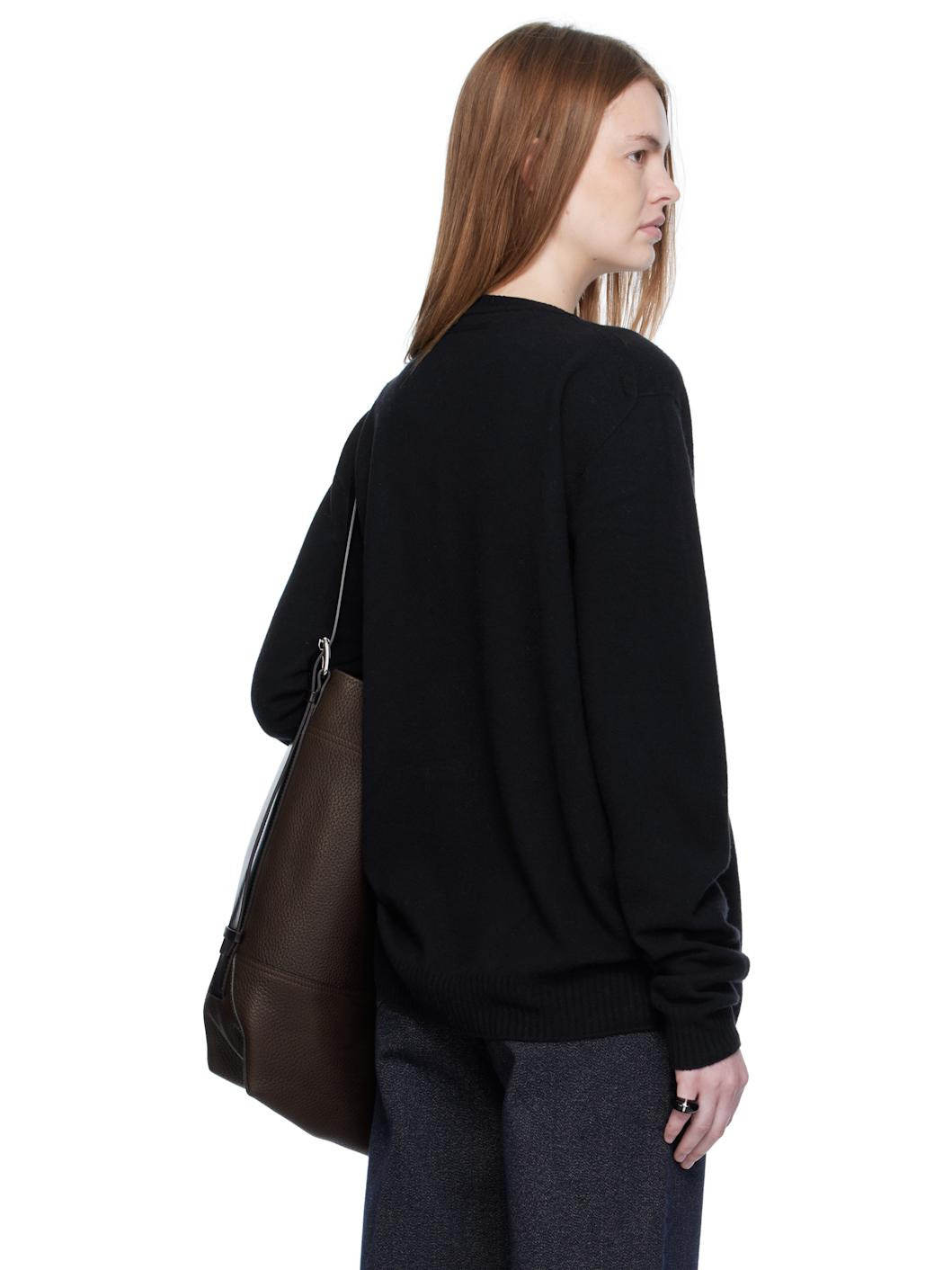 Navy Standard V-Neck Pullover Sweater - 3
