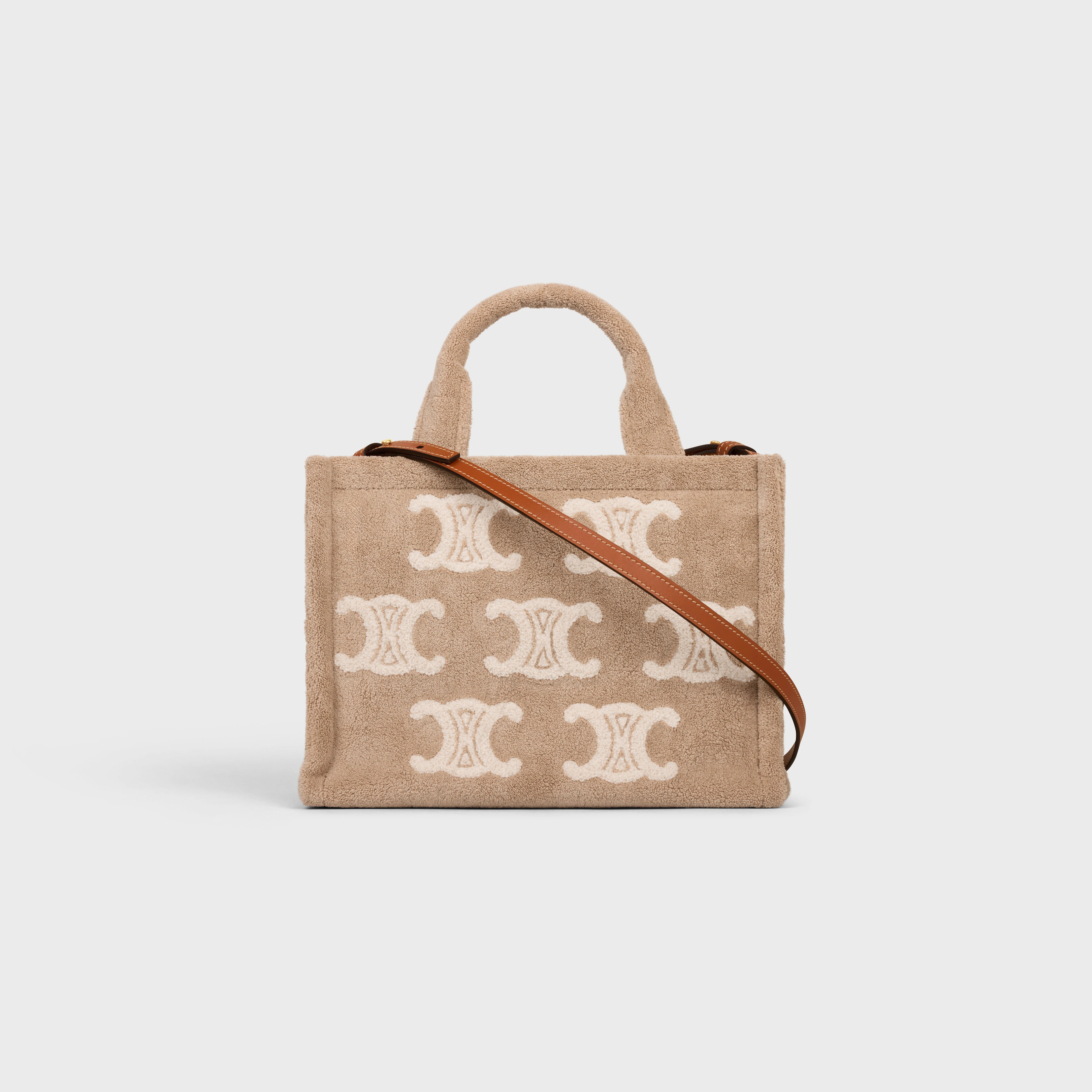 small cabas thais in TEXTILE WITH TRIOMPHE ALL-OVER - 3