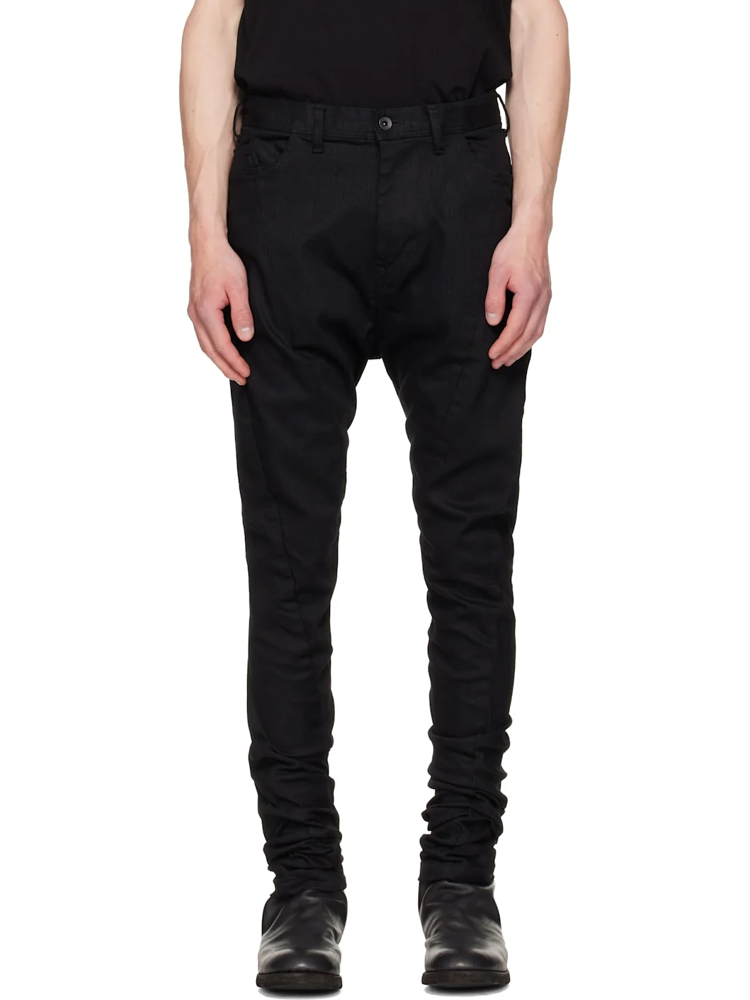 Black Bending Skinny Jeans - 1