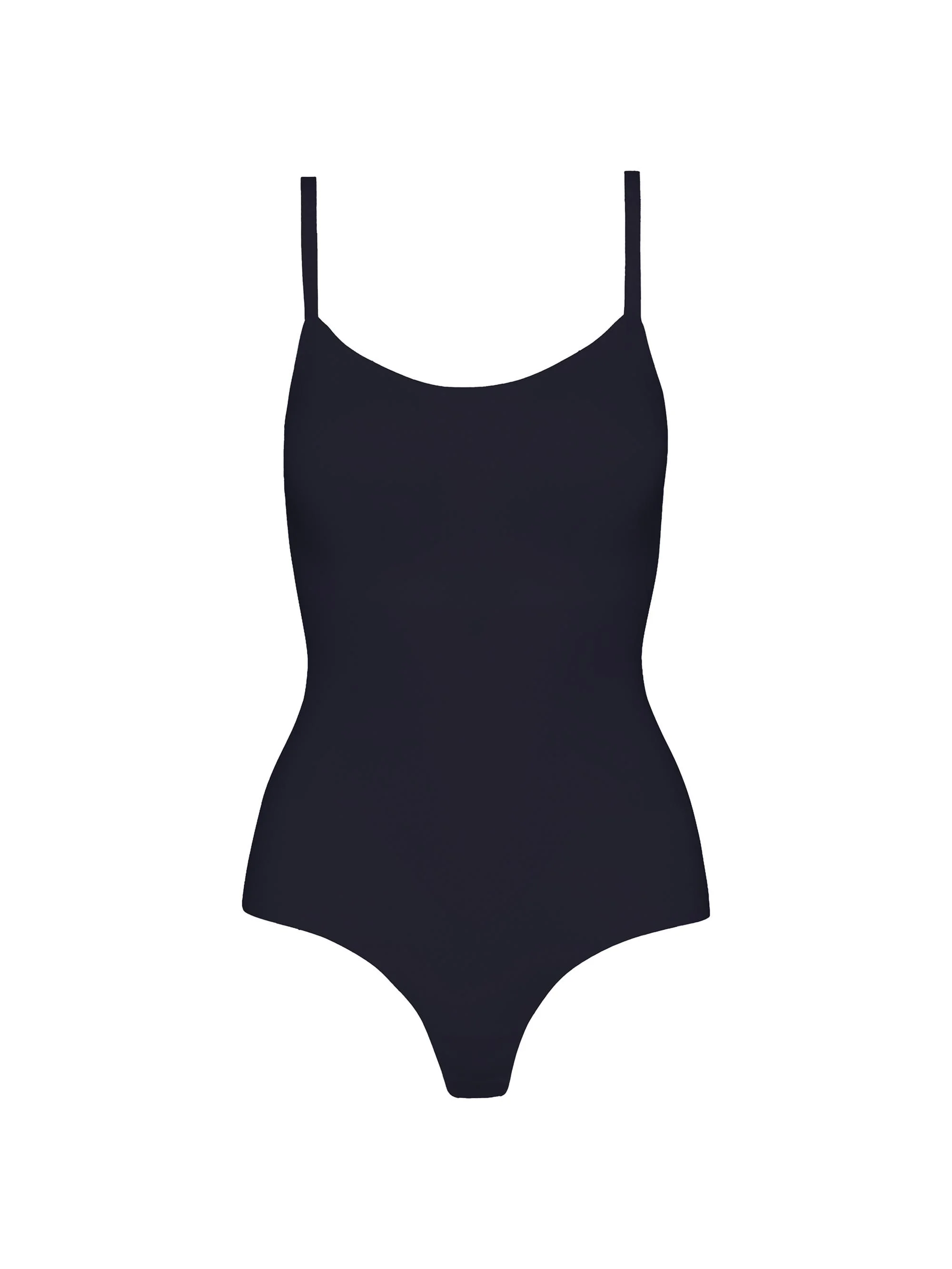 Women's Zone Smoothing Seamless Bodysuit - Black - 1