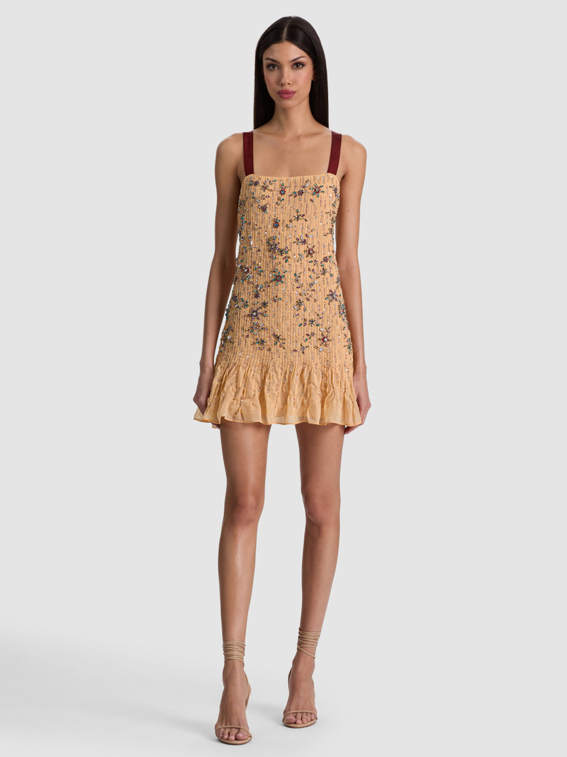 LINNEA EMBELLISHED MINI DRESS 2