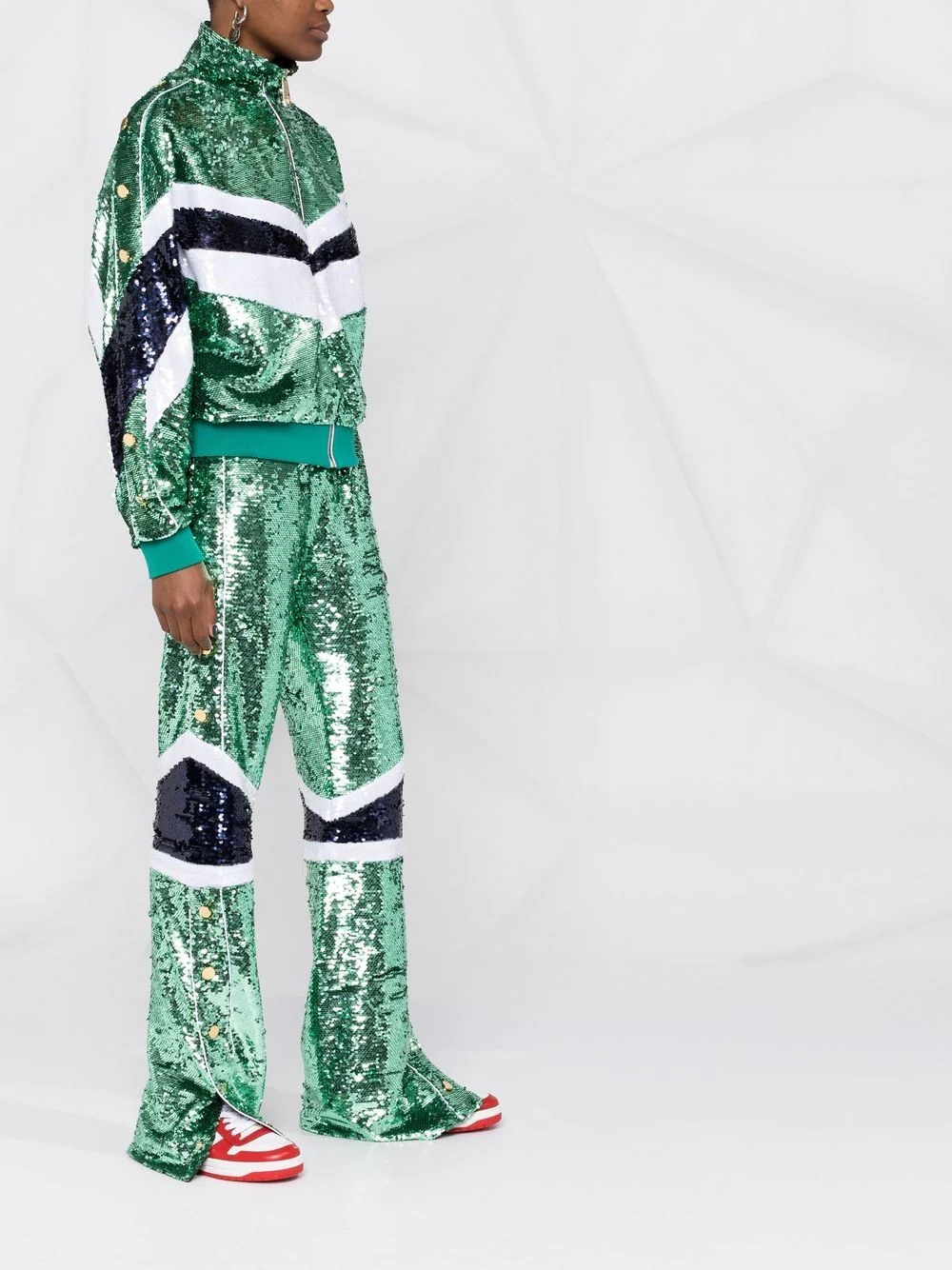 sequin embellished tracksuit - 4