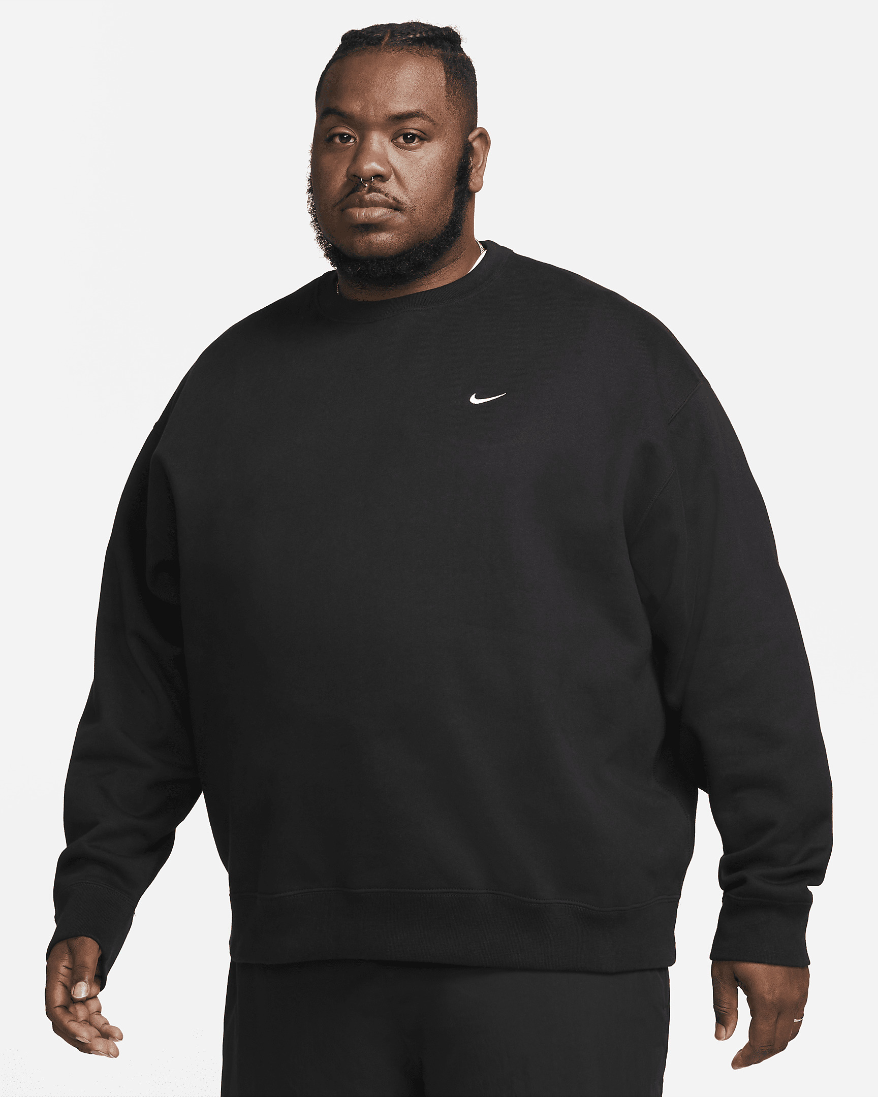 Nike Solo Swoosh Men's Fleece Crew - 5