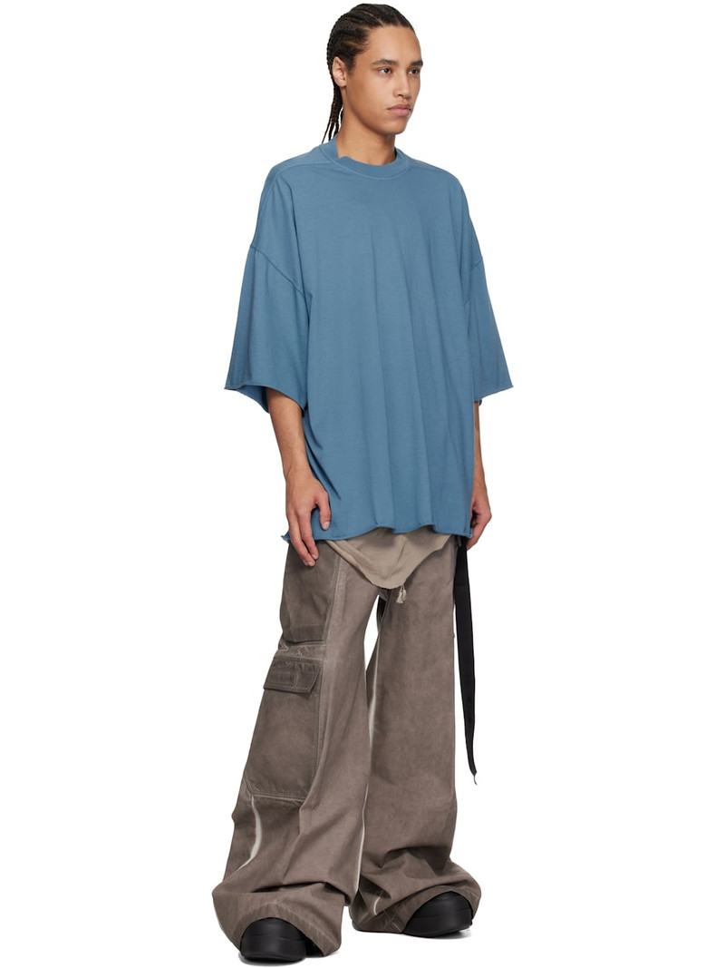Rick Owens DRKSHDW Blue Hollywood Tommy T-shirt outlook