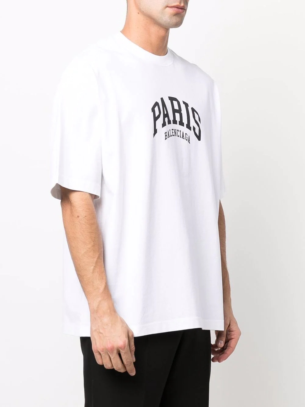 Paris logo cotton T-shirt - 4