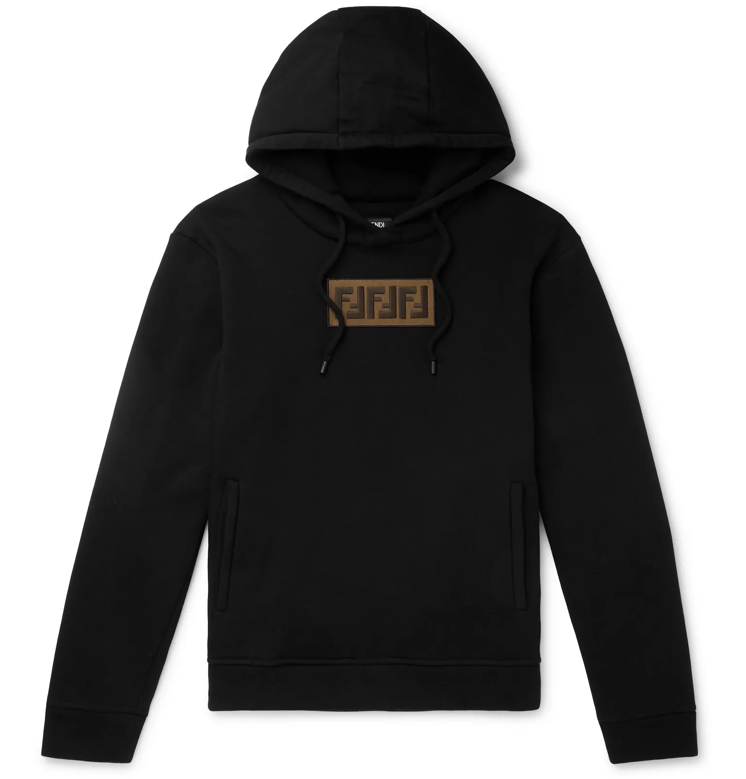 Logo-Appliquéd Fleece-Back Cotton, Cashmere and Wool-Blend Jersey Hoodie - 1