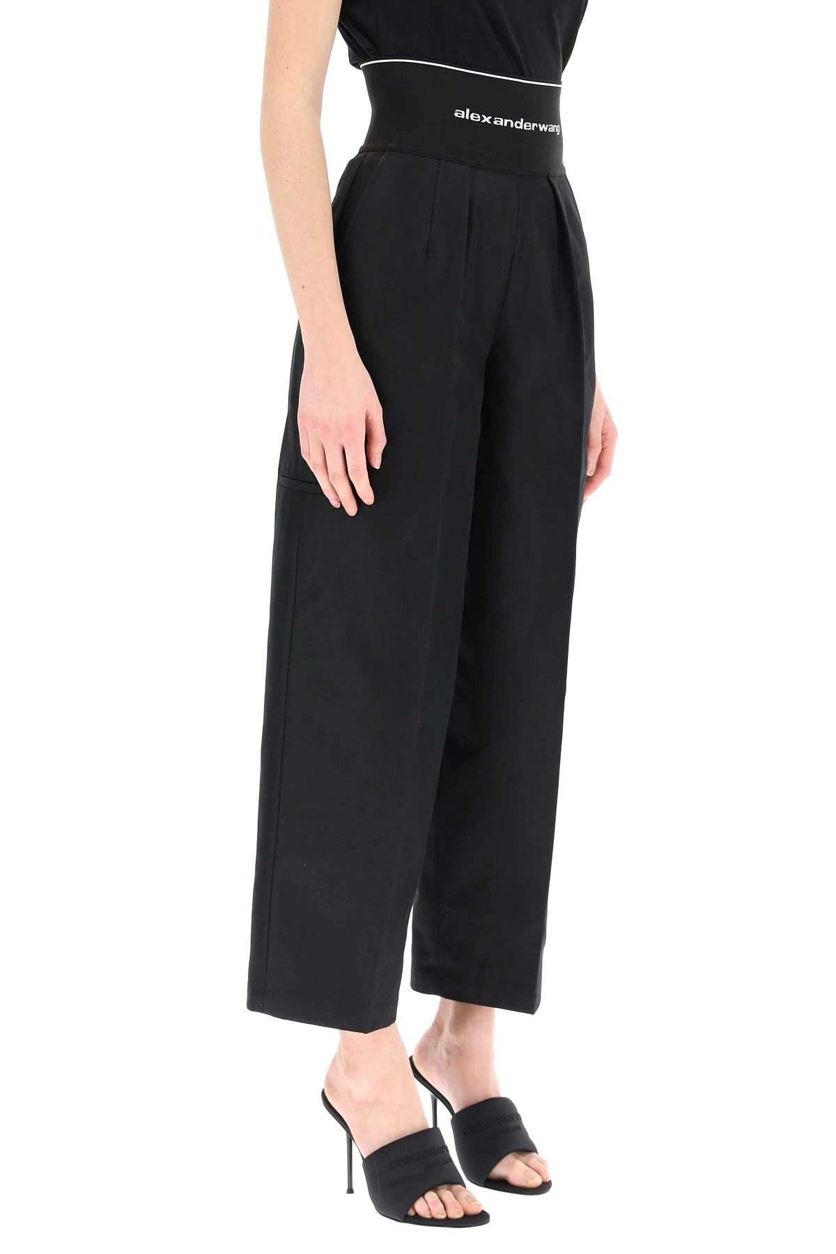 CARROT FIT TROUSERS WITH LOGO - 3