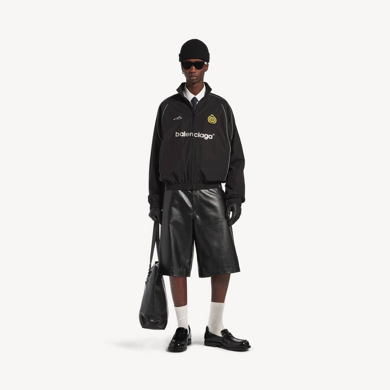 BALENCIAGA Men's Soccer Tracksuit Jacket in Black outlook