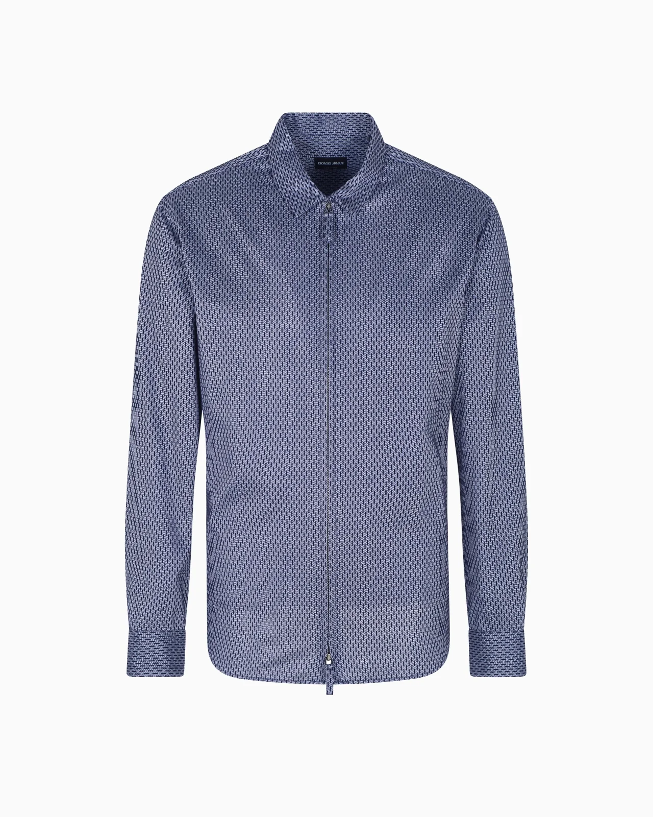 PATTERNED ZIP SHIRT JACKET - 1