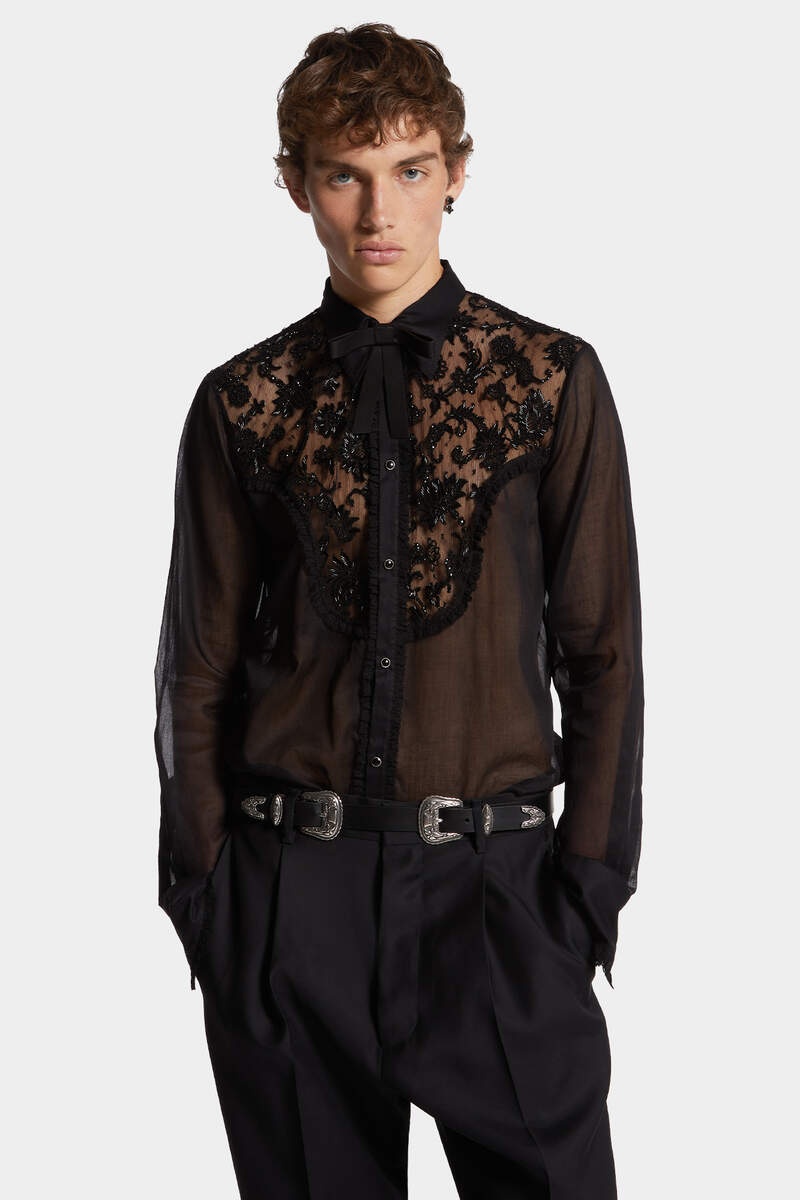 FASHION EMBROIDERED WESTERN SHIRT - 3