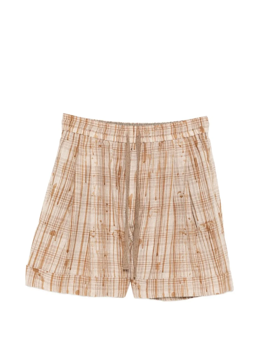 plaid shorts - 1