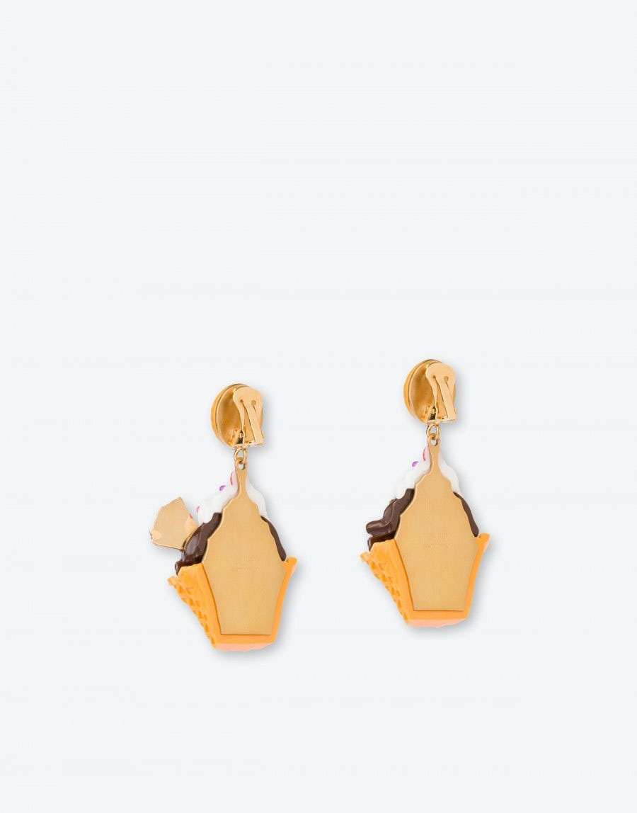 ICE CREAM WAFFLE BOWLS EARRINGS - 3