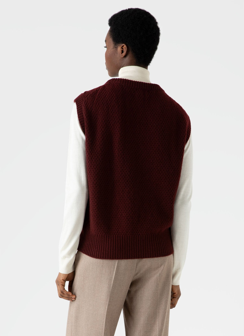 Lambswool Cable Knit Vest 4
