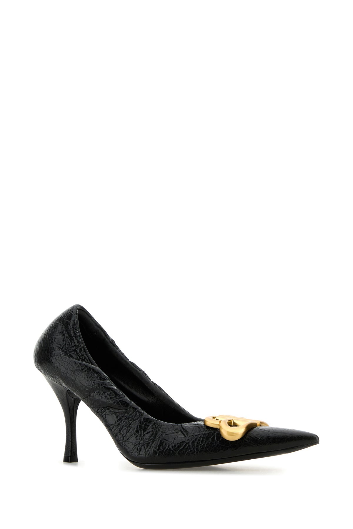 Black leather Monaco pumps - 2