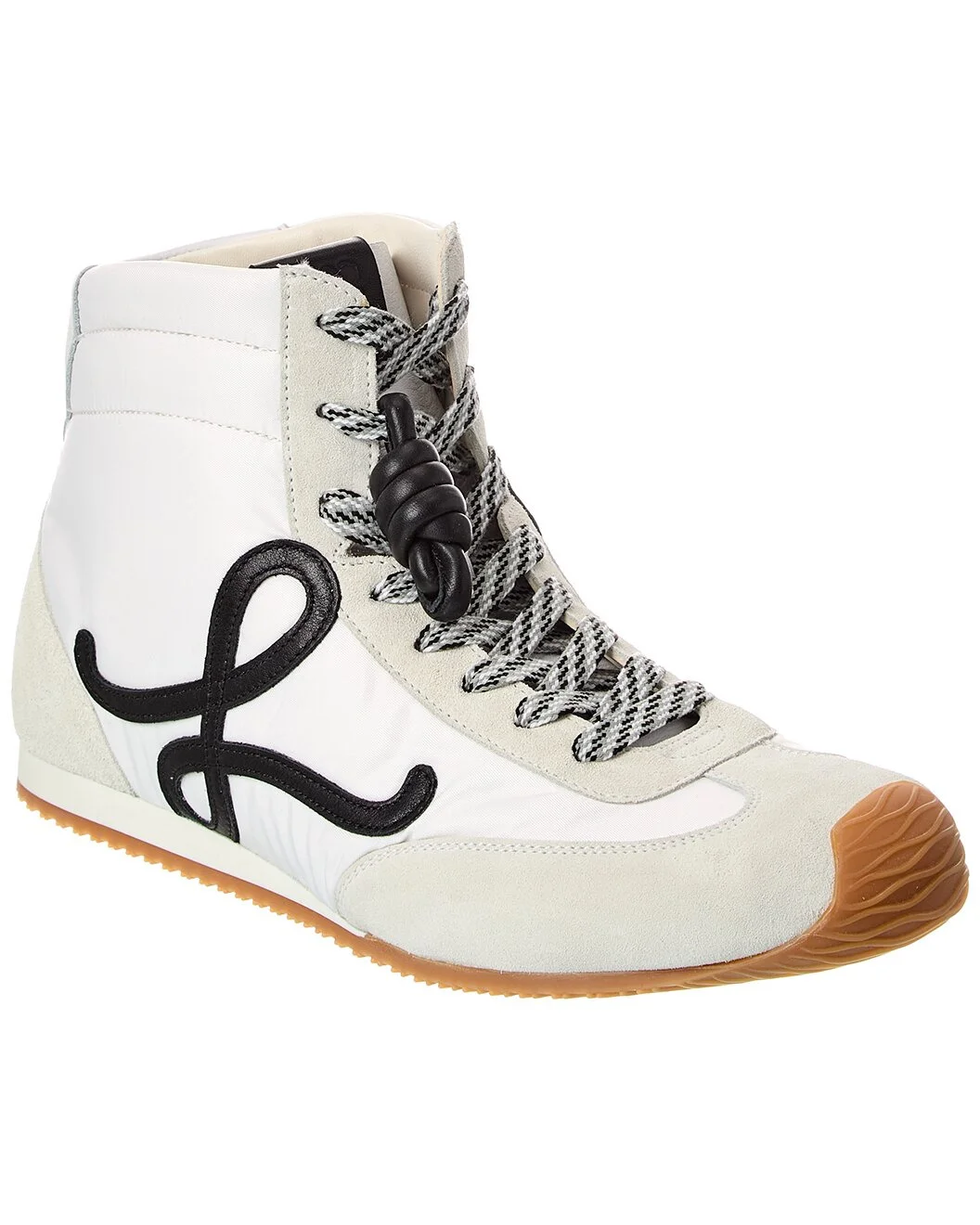 Loewe Ballet Runner 2.0 Nylon & Leather High-Top Sneaker - 1