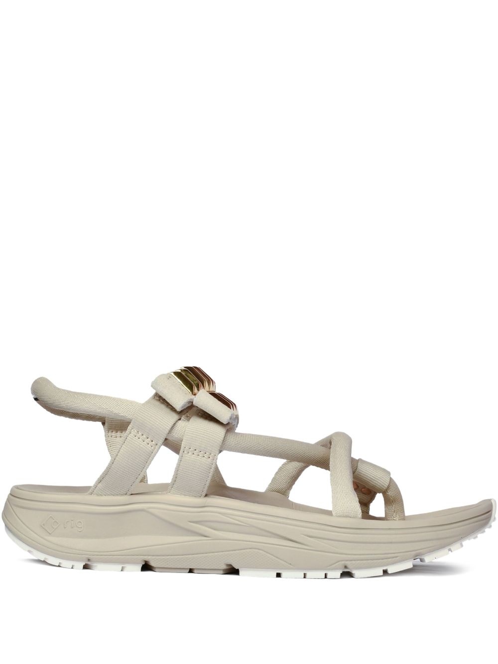 cross-strapped sandals - 1