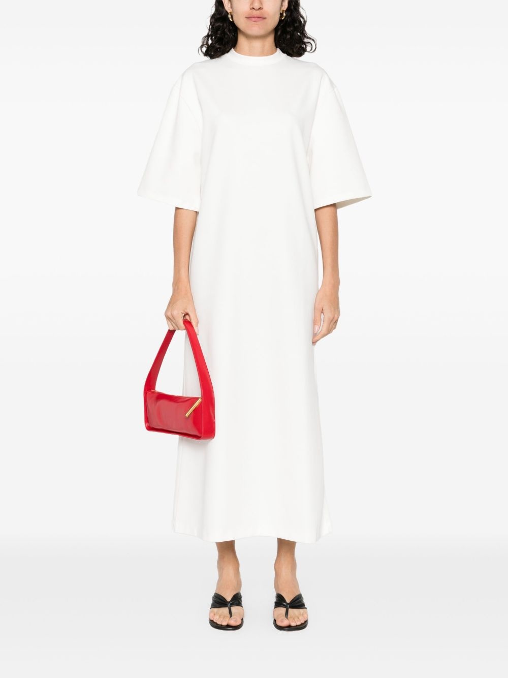 jersey midi dress - 2