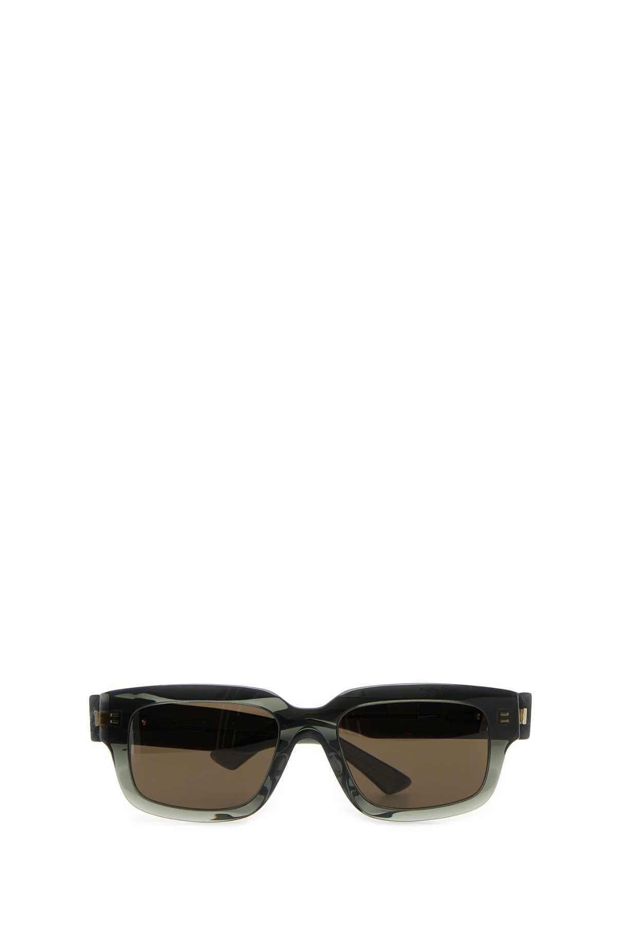 Bottega Veneta Women Dark Green Acetate Ultrathin Sunglasses - 2