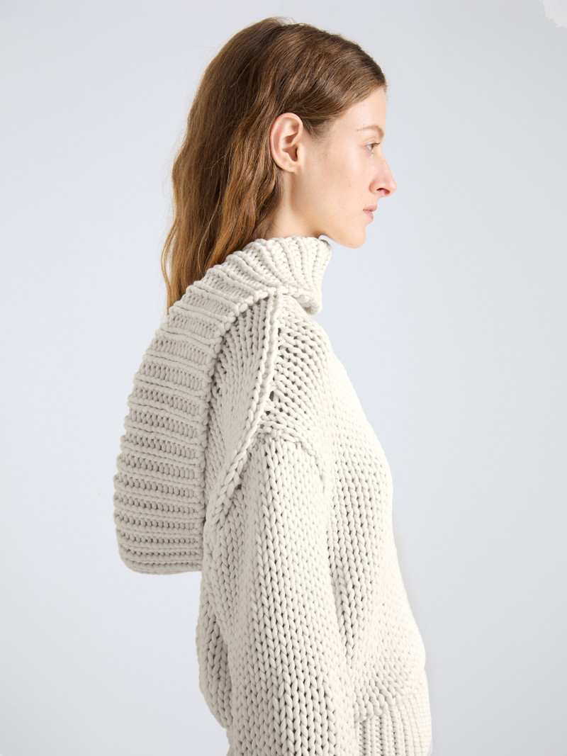 Alexandra Sweater in Draped Cotton 2
