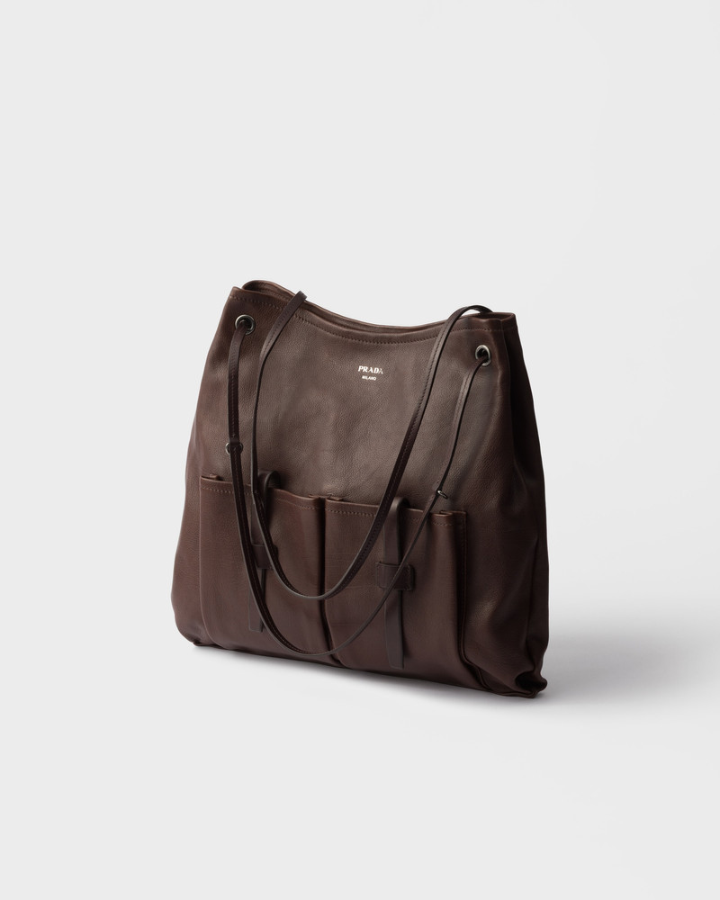 Prada Route large leather bag 3