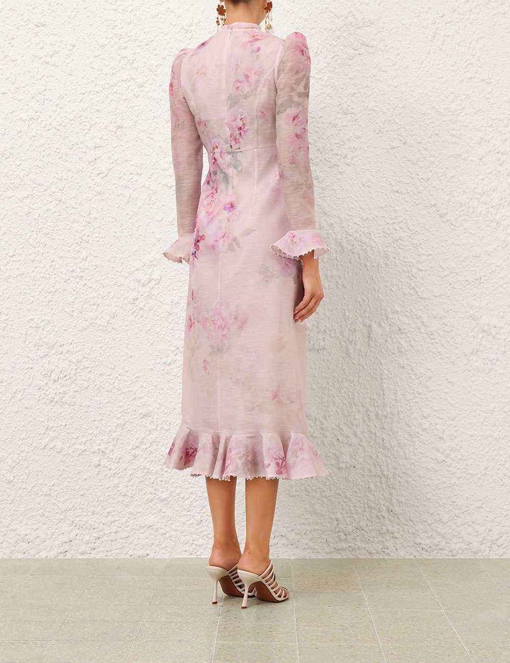 CRUSH FLOWER MIDI DRESS - 4