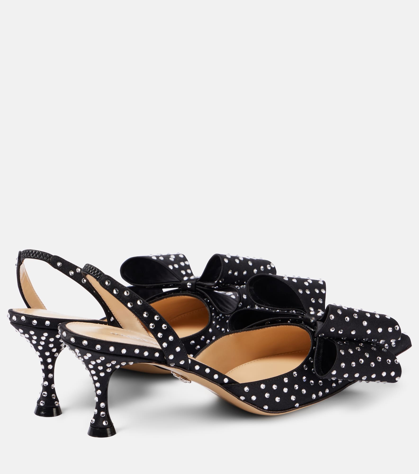 Le Cadeau 65 embellished slingback pumps - 2