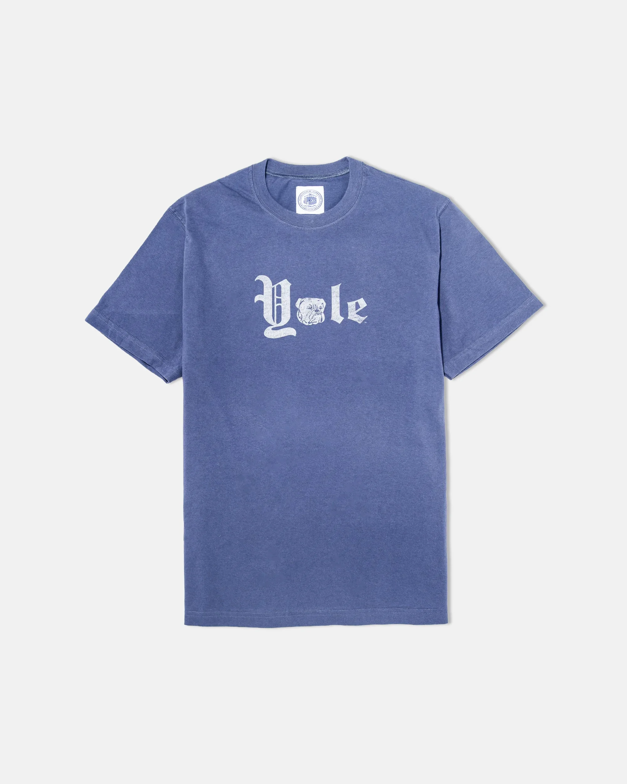 YALE BLUE GOTHIC SPELLOUT T-SHIRT - 1