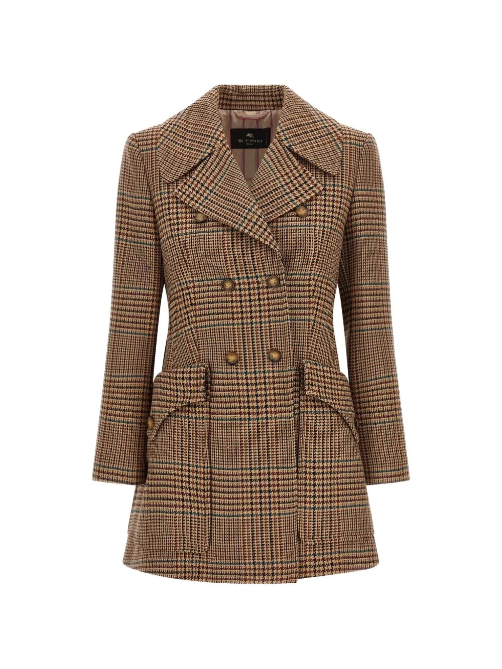 Prince of Wales double-breasted coat - 1