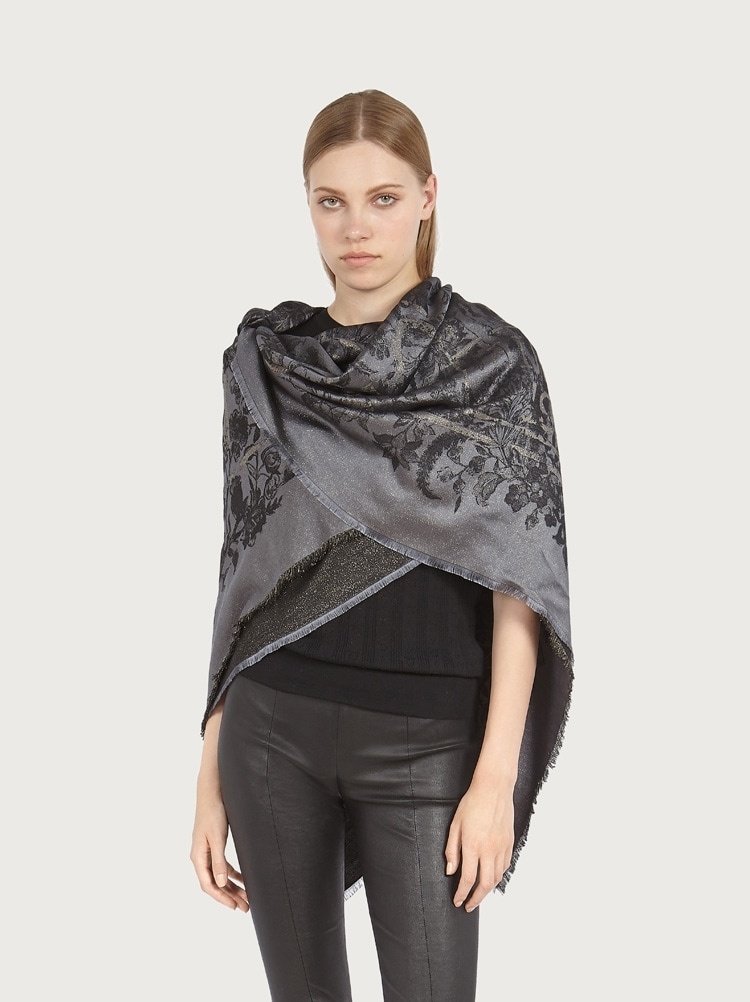 JAGUAR PRINT SHAWL - 3