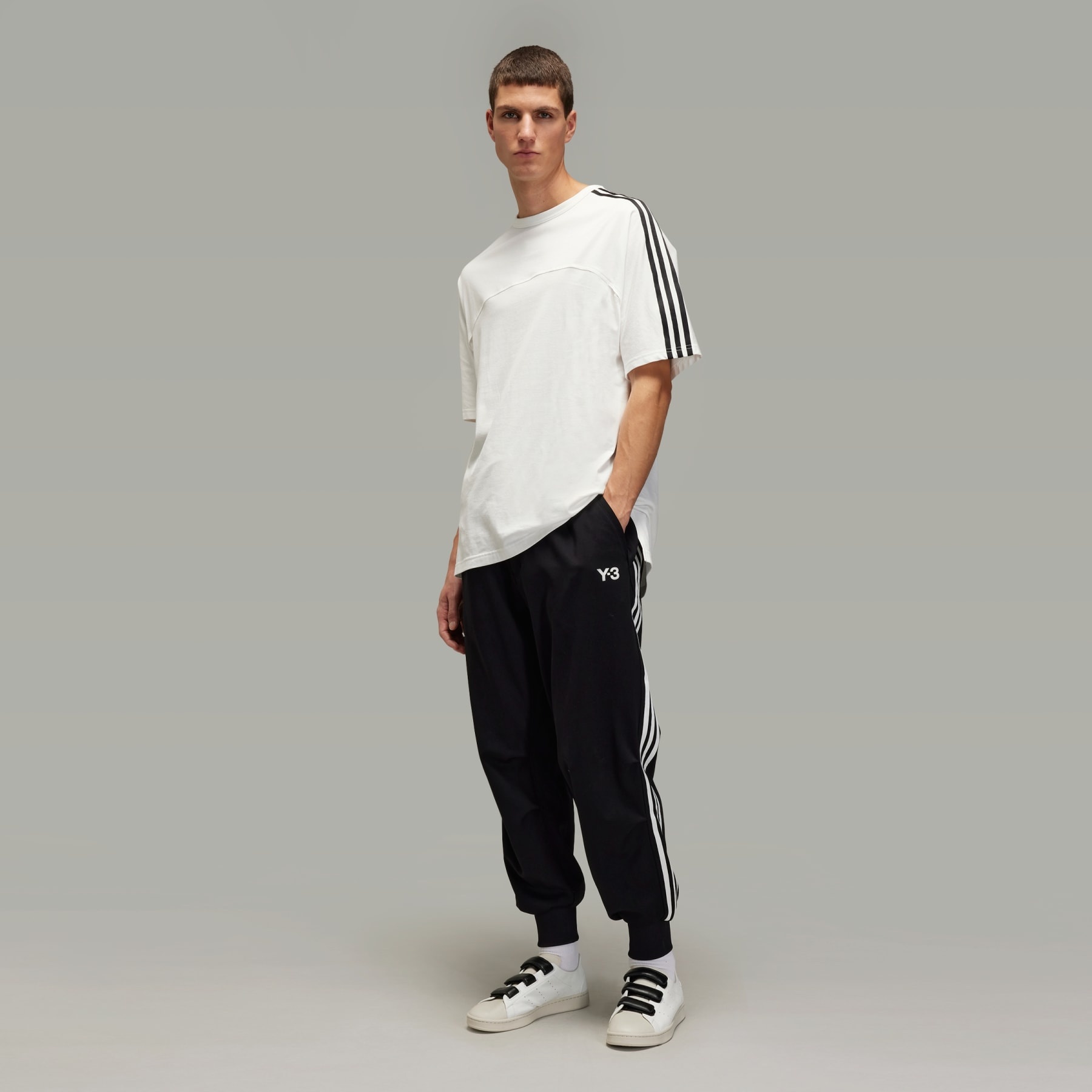 Y-3 3-Stripes Cuffed Track Pants - 5