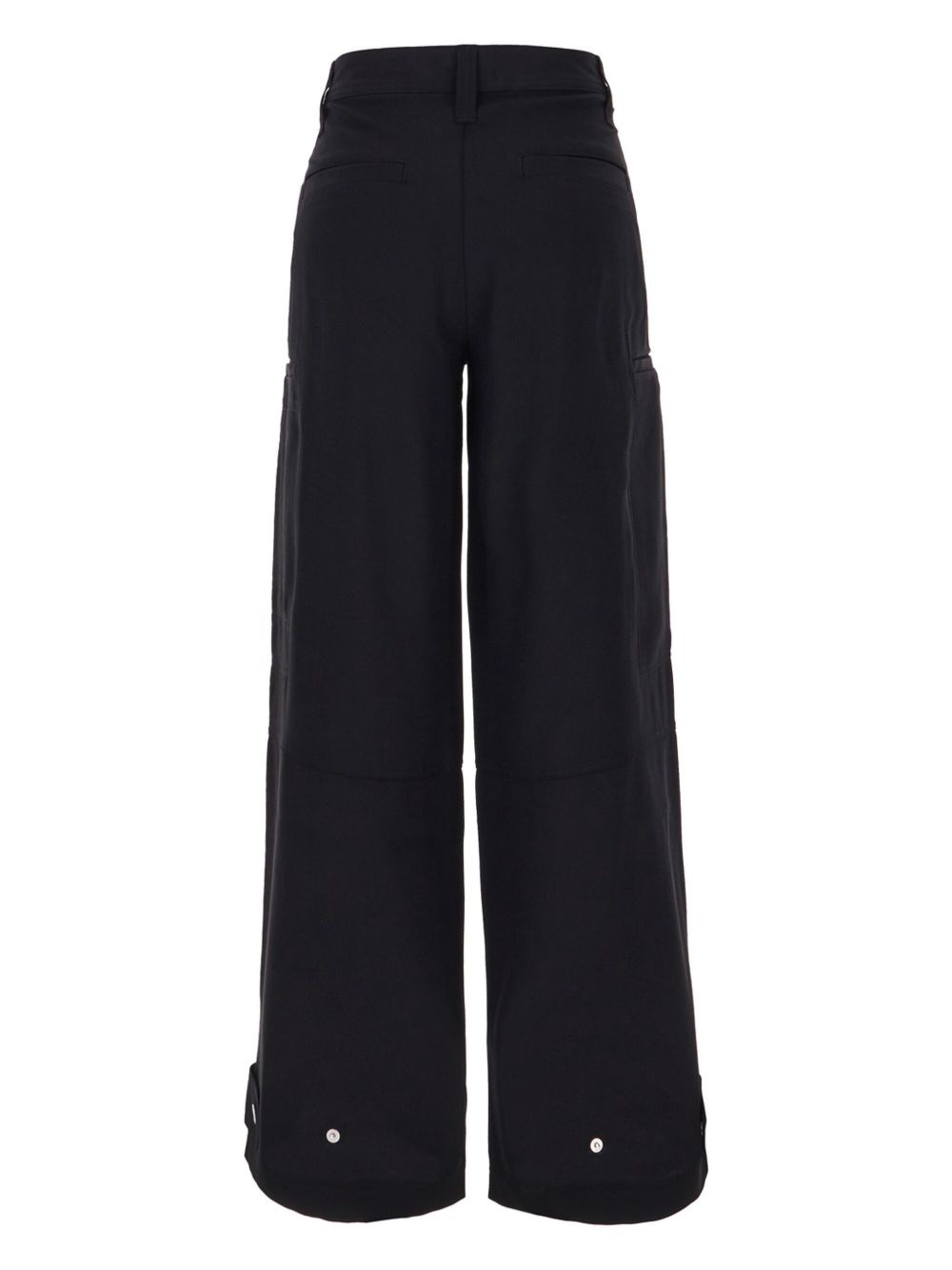 low-rise multi-pockets palazzo trousers - 2