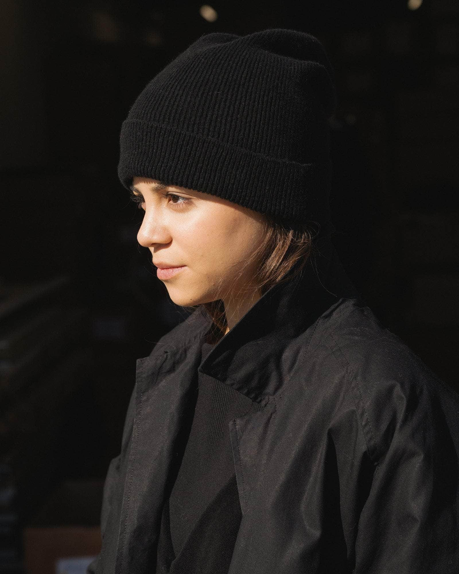 Whit Beanie - Recycled Cashmere Rib - 6