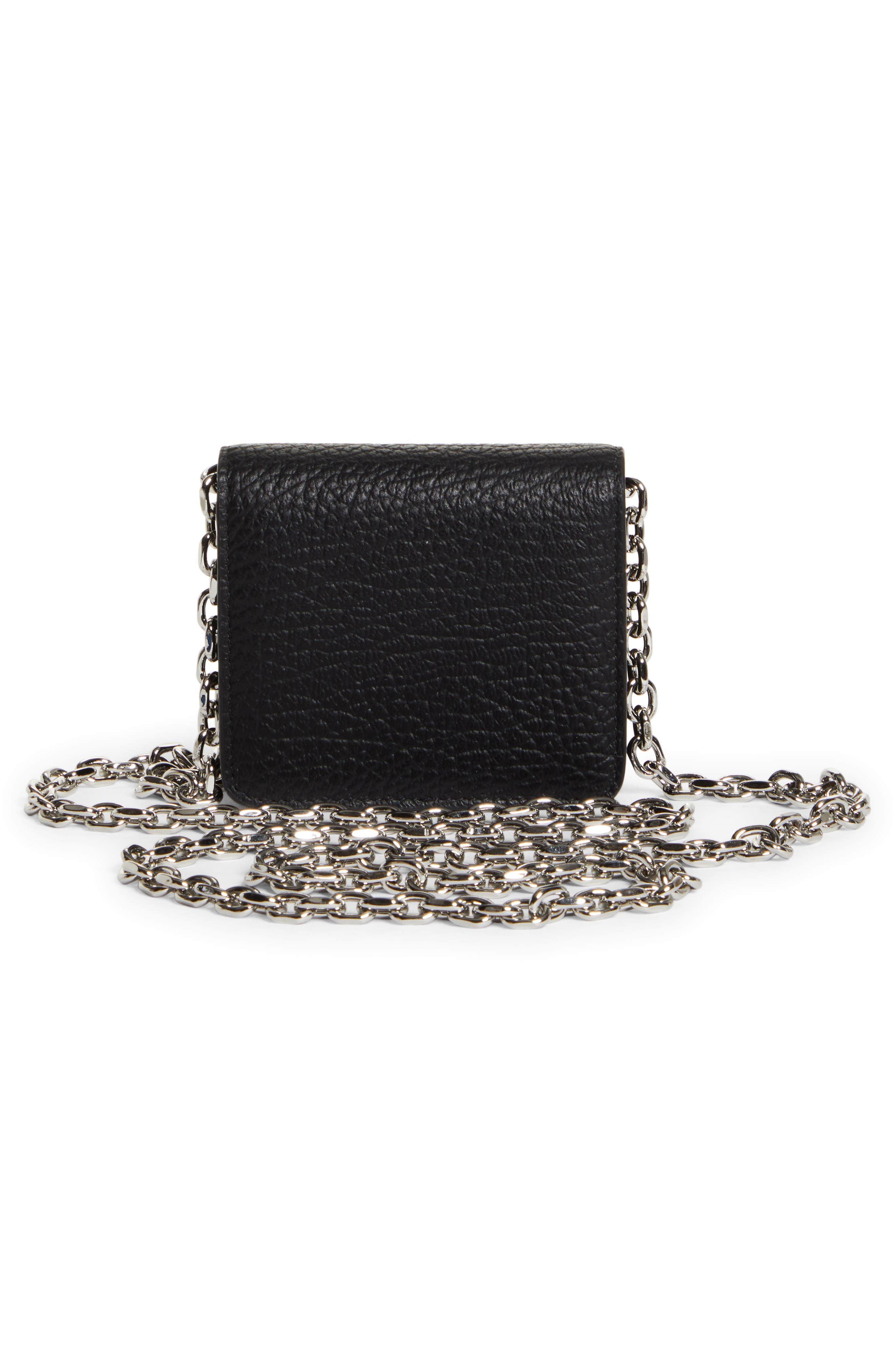 Small Leather Chain Wallet - 2