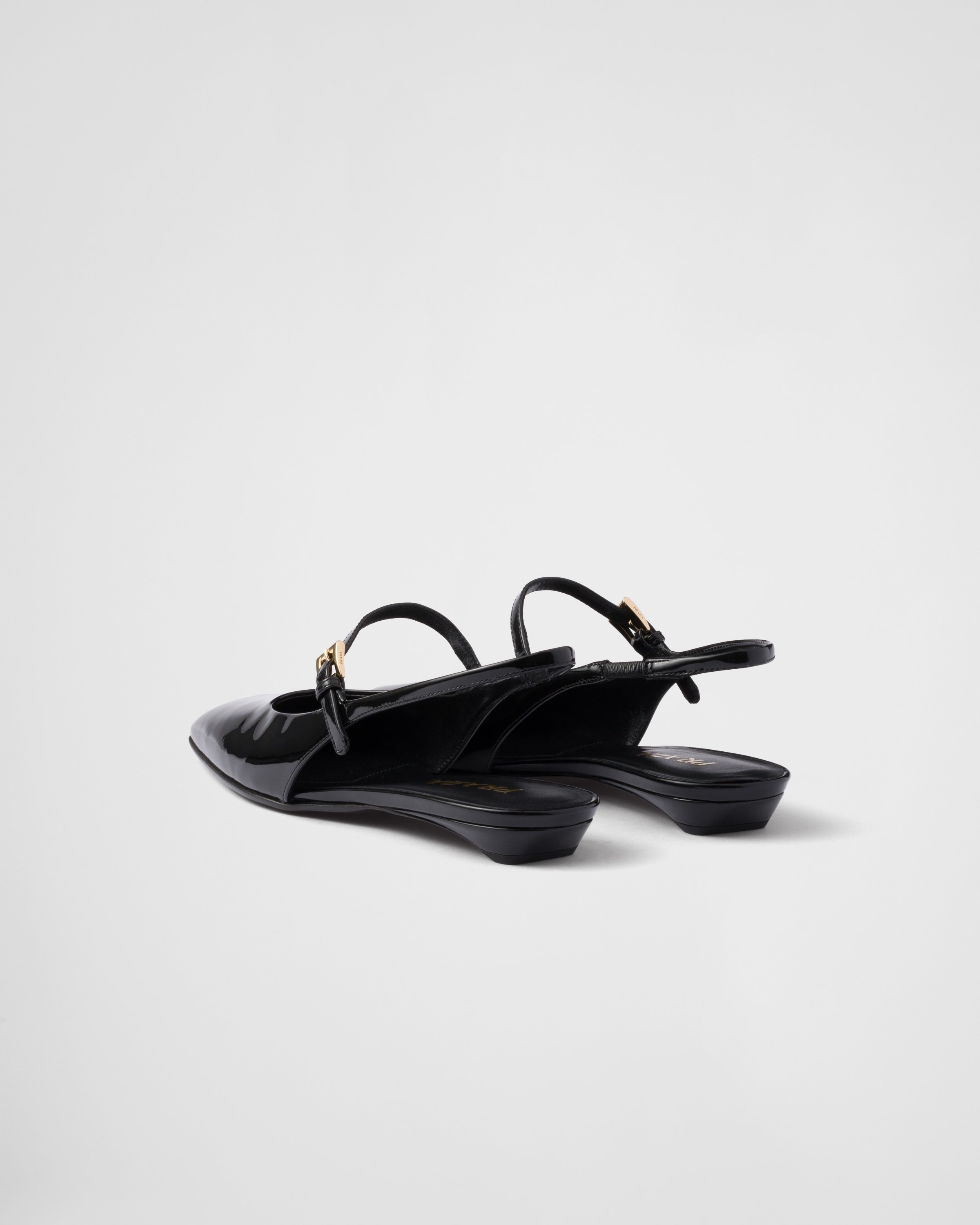 Prada Patent leather slingback ballerinas | REVERSIBLE