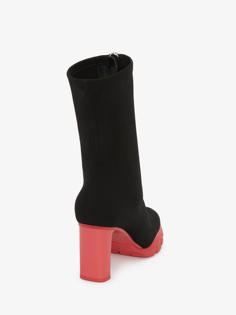 Slim Tread Boot in Coral - 3