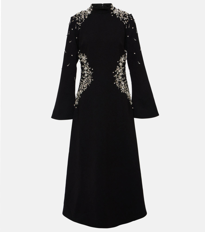 Odetta crystal-embellished midi dress 1