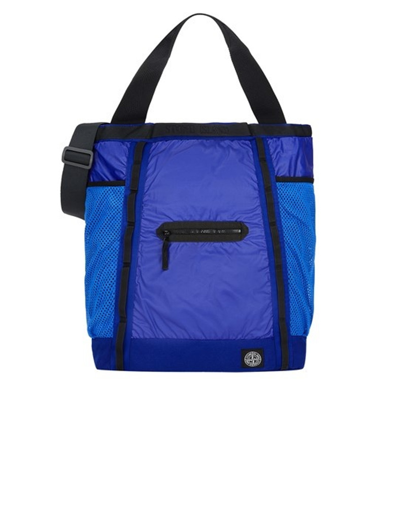 91070 MUSSOLA GOMMATA CANVAS, GARMENT DYED ULTRAMARINE BLUE 1