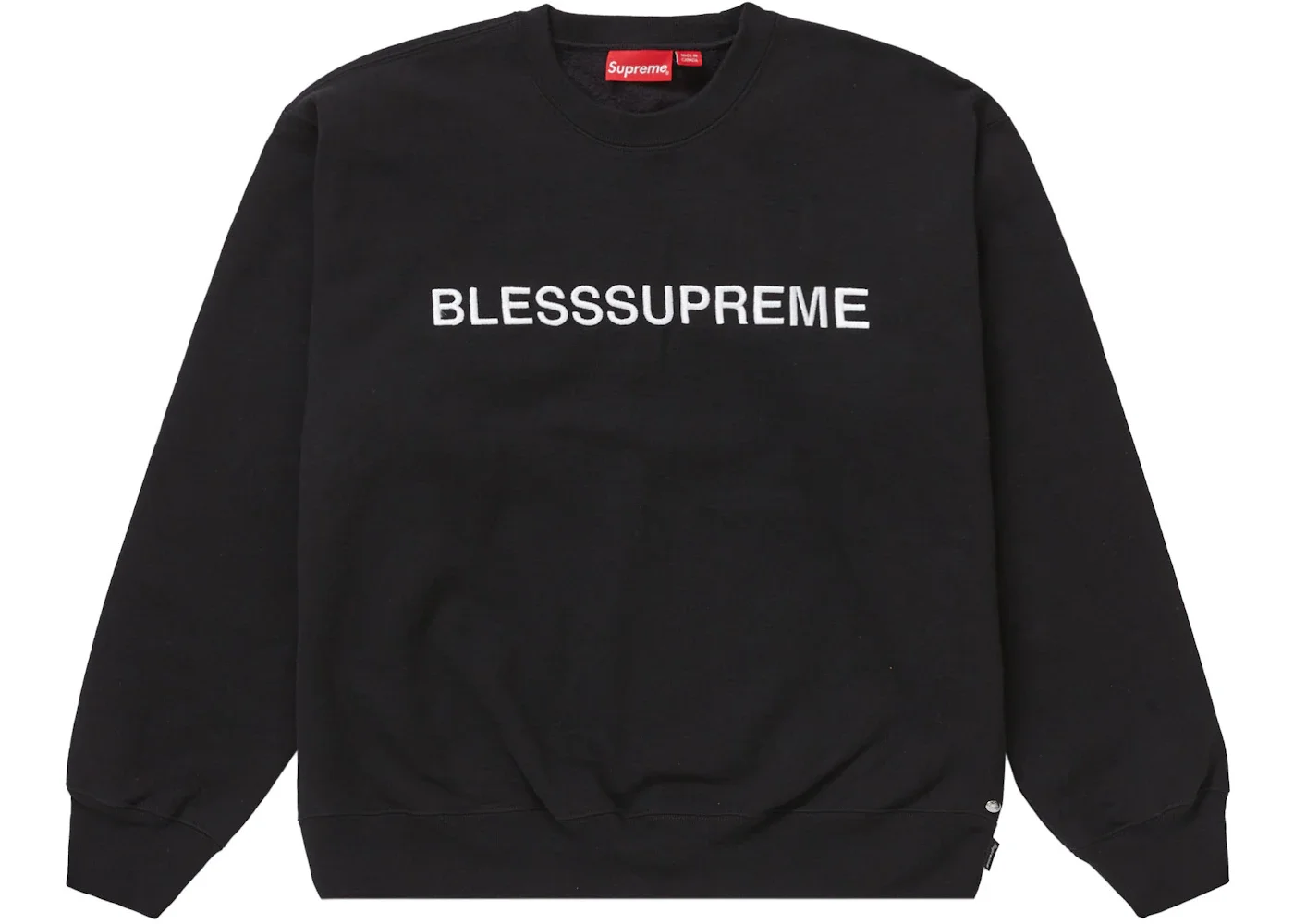 Supreme Bless Crewneck Black - 1