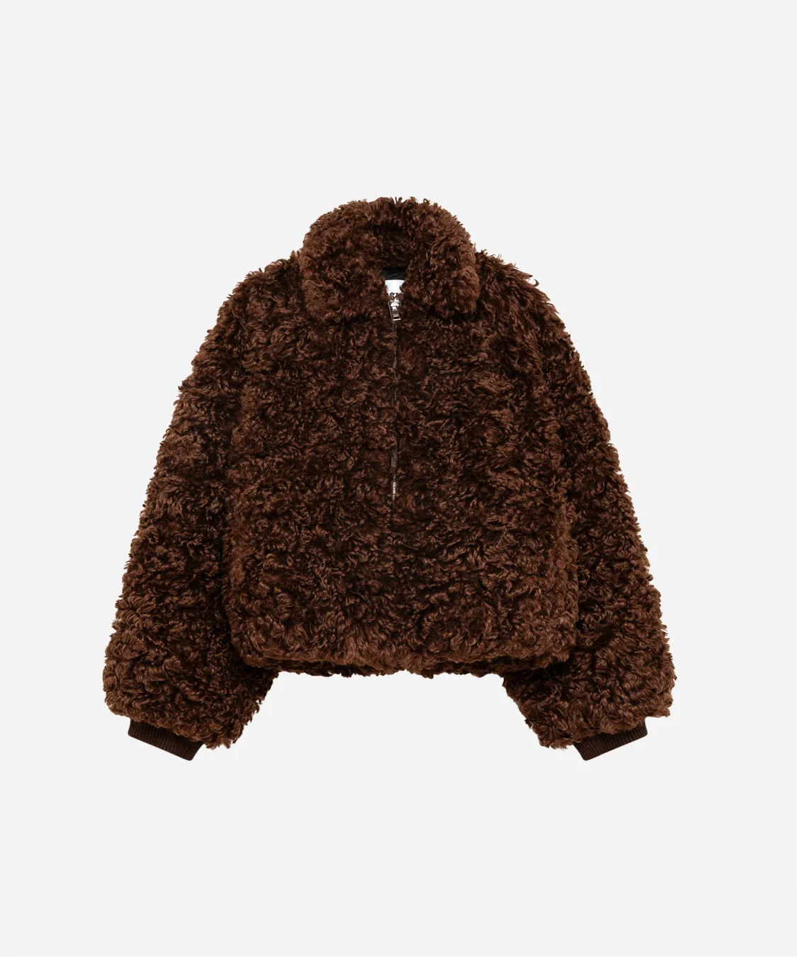 Faux fur bomber jacket - 1