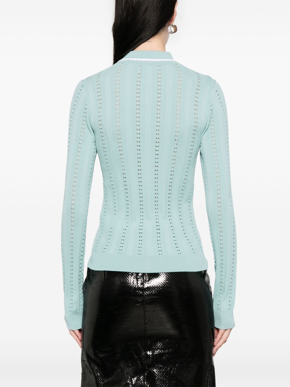open-knit cardigan - 4