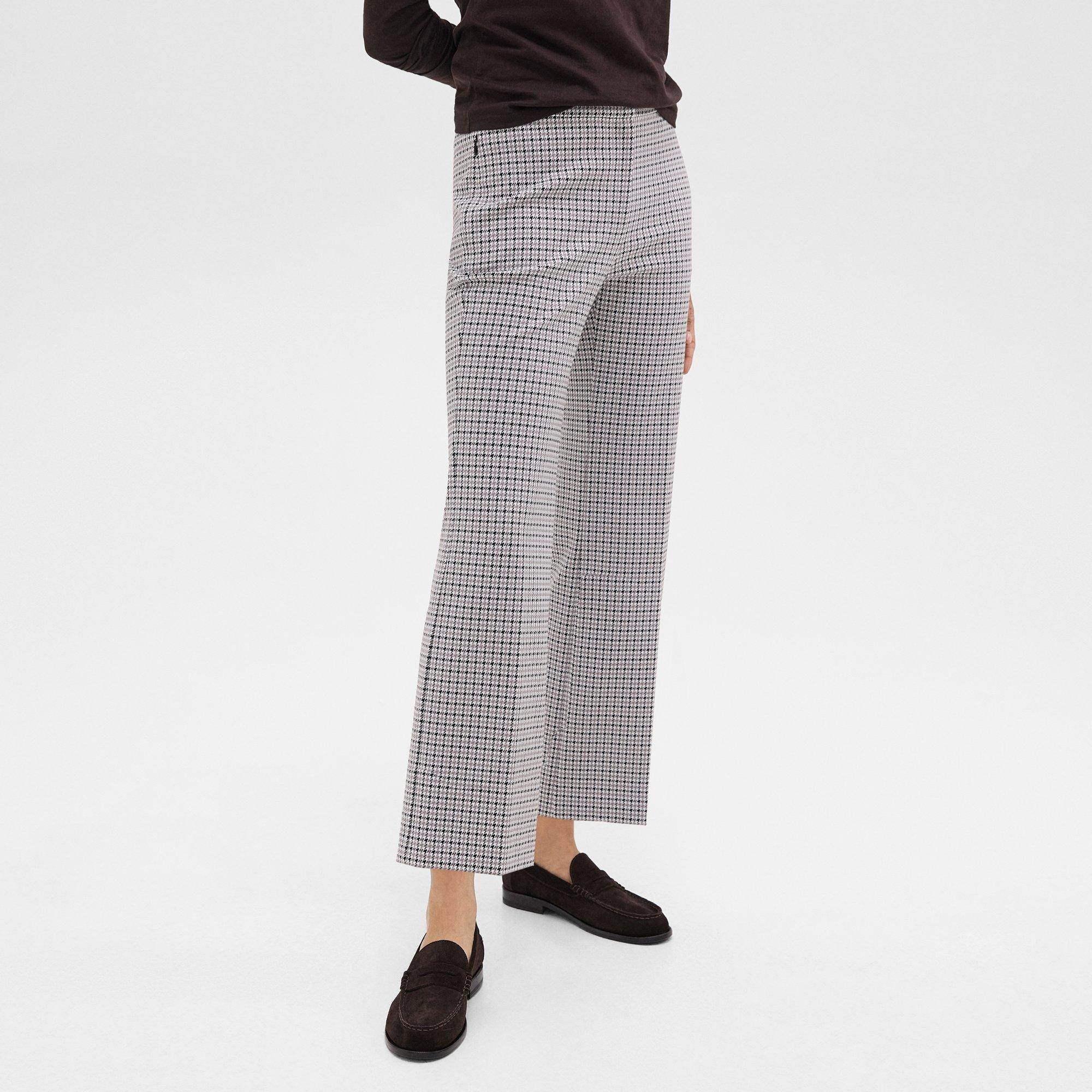 Kick Pant in Stretch Houndstooth Knit - 5