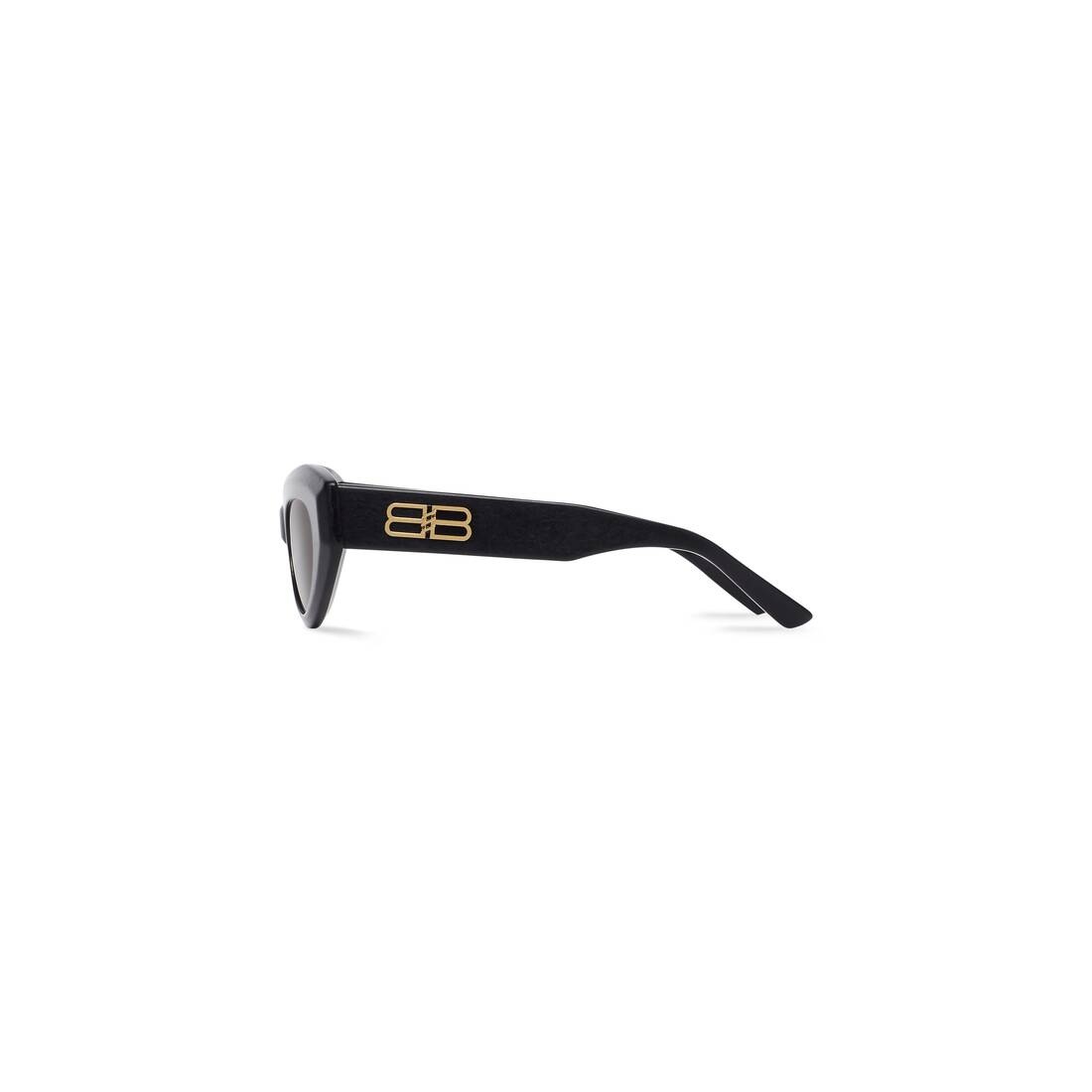 Women's Rive Gauche Cat Sunglasses  in Black - 3
