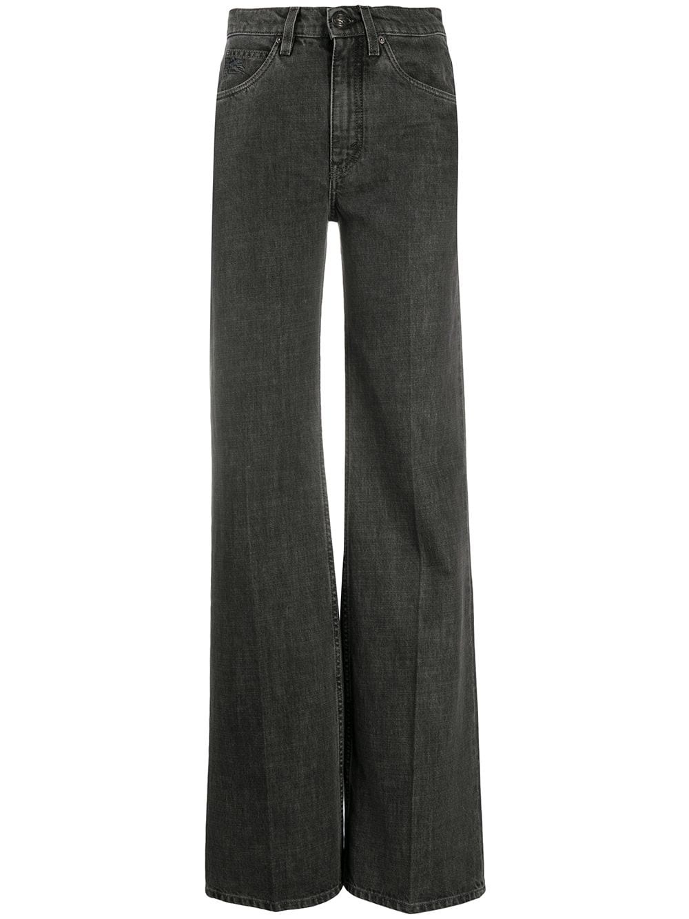 high-rise wide leg jeans - 1