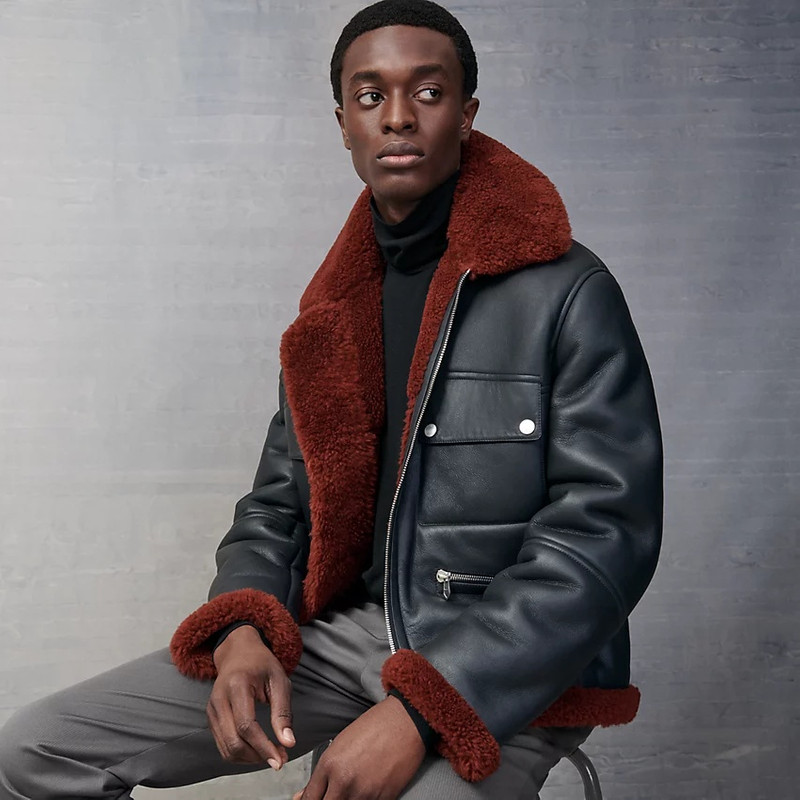 Zipped bomber jacket 1