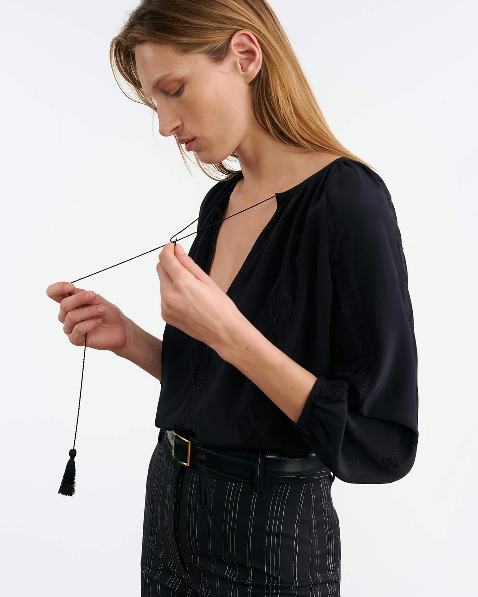 CRISTO SILK BLOUSE - 3