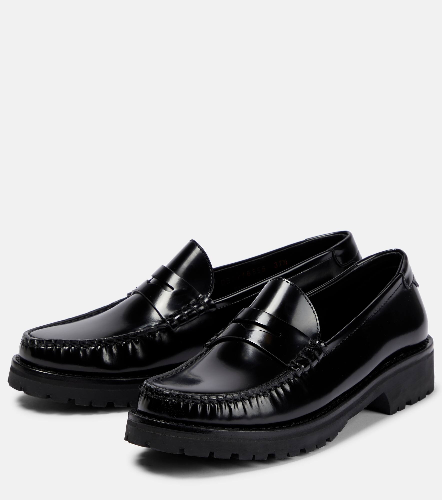 Le Loafer leather penny loafers - 5